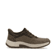 Braune Rieker Herren Slipper 11055-25 mit easy Hineinschlüpf-Möglichkeit. Schuh Innenseite.