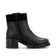 Schwarze Rieker Damen Stiefeletten Y5253-00 aus Glattleder. Schuh Innenseite.
