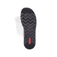 Beige Rieker Keilsandaletten V7972-60 mit metallischem Finish sowie Gummizug. Schuh Laufsohle.