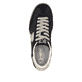 Schwarze Rieker Sport Damen Sneaker Low W4000-01. Schuh von oben.
