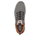 Graue Rieker Herren Slipper B3454-42 mit einem Gummizug sowie der Extraweite H. Schuh von oben.