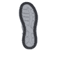 Chaussures à lacets Rieker noires hommes 06002-00 avec fermeture éclair. Semelle extérieure de la chaussure.