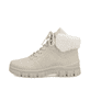 
Hellbeige Rieker Damen Schnürstiefel Z1101-62 mit einer robusten Profilsohle. Schuh Außenseite