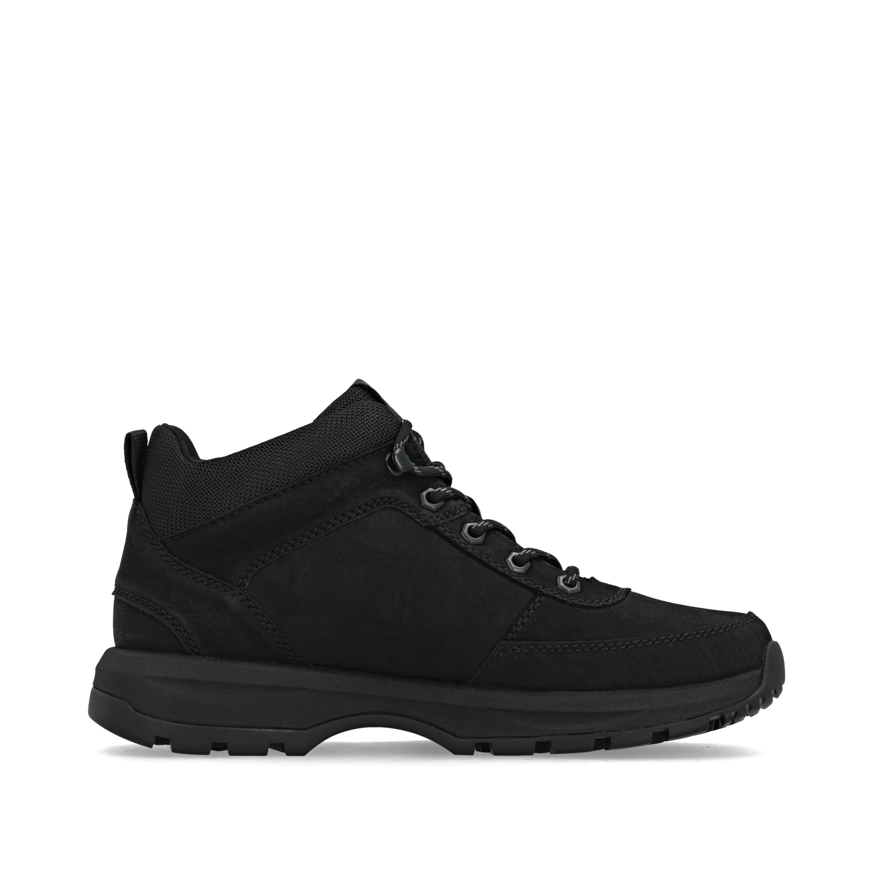 Schwarze Rieker Herren Schnürstiefel U1670-00 mit wasserabweisender TEX-Membran. Schuh Innenseite.