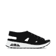 Schwarze Rieker Damen Riemchensandalen 65662-00 mit Rieker Air Sohlenfenster. Schuh Innenseite.