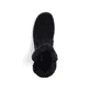Tiefschwarze Rieker Damen Kurzstiefel L7162-00 mit einer schockabsorbierenden Sohle. Schuh Laufsohle