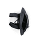 Sac à dos Rieker H5101-54 vert avec fermeture éclair, compartiment rembourré pour ordinateur portable et bretelles ajustable. Ouvert.