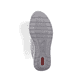 Beige Rieker Damen Sneaker Low 53101-60 mit Reißverschluss sowie Extraweite H. Schuh Laufsohle.