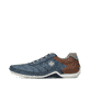Blaue Rieker Herren Schnürschuhe 07506-16, Barfußschuhe mit Komfortweite G 1/2. Schuh Außenseite.