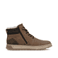 Braune Rieker Herren Schnürstiefel 37005-24 mit wasserabweisender TEX-Membran. Schuh Innenseite.