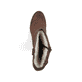Tiefschwarze Rieker Damen Hochschaftstiefel 93157-00 mit einer robusten Profilsohle. Schuh Innenseite