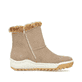 Asphaltschwarze Rieker Damen Hochschaftstiefel Y4760-00 mit einer leichten Sohle. Schuh Innenseite