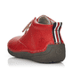 Rote Rieker Damen Schnürschuhe 52522-33 mit einer extra weichen Decksohle. Schuh von hinten.