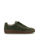 Grüne vegane Rieker Damen Sneaker Low M5512-54 mit einer Schnürung. Schuh Innenseite.