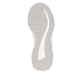 Weiße Rieker Damen Sneaker Low W1302-83 mit einer Schnürung. Schuh Laufsohle.