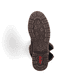 
Nachtschwarze Rieker Damen Hochschaftstiefel Z4751-00 mit einer robusten Profilsohle. Schuh Laufsohle