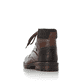 
Kastanienbraune Rieker Herren Schnürstiefel 32031-25 mit einer robusten Profilsohle. Schuh von hinten