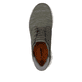 Grüne Rieker Herren Slipper B6658-52 mit Ready2GO Slip-in Feature sowie Gummizug. Schuh von oben.