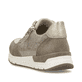 Magentafarbene Rieker Damen Schnürschuhe 58822-31 mit einem Reißverschluss. Schuh Außenseite gespiegelt.