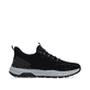 Schwarze Rieker Herren Slipper 06153-00 mit easy Hineinschlüpf-Möglichkeit. Schuh Innenseite.