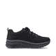 Schwarze Rieker Damen Sneaker Low 48022-00 mit flexibler Sohle sowie Schnürung. Schuh Innenseite.