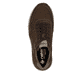 Baskets basses Rieker marron pour homme 11500-22 en cuir suédé. Semelle extérieure de la chaussure.