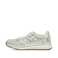 Mehrfarbige Rieker Damen Sneaker Low L5812-91 mit floralem Muster. Schuh Außenseite.