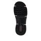 Mocassins Rieker rouges femme 45951-33 avec fermeture éclair décorative. Semelle extérieure de la chaussure.