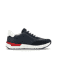 Blaue Rieker Damen Sneaker Low 58923-14 mit einem Reißverschluss. Schuh Innenseite.