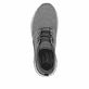 Graue Rieker Herren Slipper 06150-40 mit einem Gummizug sowie einem Gel-Fußbett. Schuh von oben.