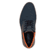Blaue Rieker Herren Schnürschuhe 11301-14 mit der Komfortweite G 1/2. Schuh von oben.