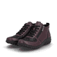 Rote Rieker Damen Kurzstiefel 59541-30 mit Reißverschluss sowie der Extraweite H. Schuhpaar seitlich schräg.