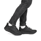 Schwarze Rieker Sport Herren Sneaker Low U4502-00. Schuh am Fuß.