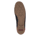 Blaue Rieker Damen Loafer 40065-14 mit der schmalen Passform E 1/2. Schuh Laufsohle.