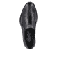 
Nachtschwarze Rieker Herren Slipper 10351-00 mit einer Profilsohle. Schuh von oben