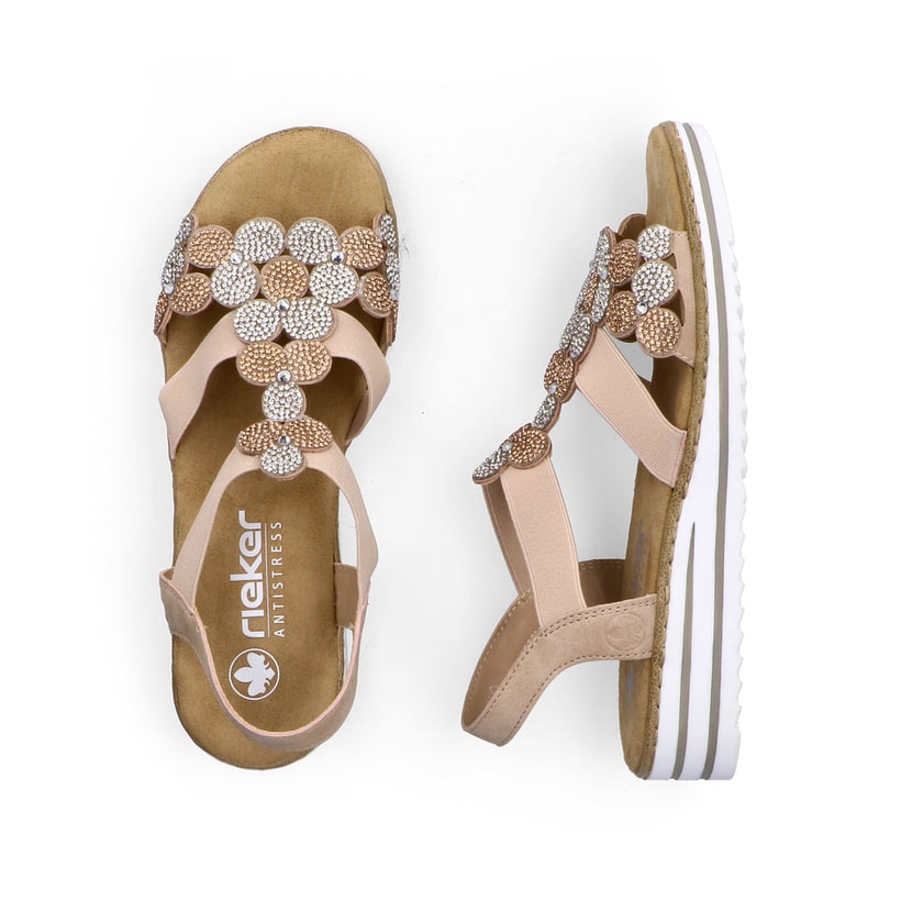 Rieker sandalen voor dames V3660, grootte:41 EU, kleur