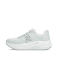 Baskets basses Rieker vertes pour femme W4101-52 avec lacets. Côté extérieur de la chaussure.