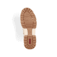 
Nougatbraune Rieker Damen Kurzstiefel X8661-24 mit einer robusten Profilsohle. Schuh seitlich schräg