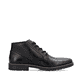 Schwarze Rieker Herren Schnürstiefel 33207-00 aus Glattleder mit einer Schnürung. Schuh Innenseite.