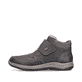 Dunkelbraune Rieker Herren Kurzstiefel 03680-25 aus Glattleder. Schuh Außenseite.