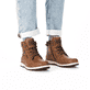 Braune Rieker Herren Schnürstiefel 38425-25 mit wasserabweisender TEX-Membran. Schuh am Fuß.