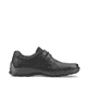 Tiefschwarze Rieker Herren Slipper 05358-01 mit einer schockabsorbierenden Sohle. Schuh Innenseite