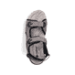Graue Rieker Herren Trekkingsandalen 29151-42 mit Rieker Air Sohlenfenster. Schuh von oben.