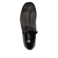 Braune Rieker Damen Kurzstiefel 58388-25 aus Glattleder mit dekorativer Blume. Schuh von oben.