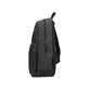 Rieker Rucksack H1655-00 in Schwarz mit mattem Finish, Innenfach und Handyfach. Linksseitig.