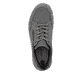 Graue Rieker Herren Schnürschuhe 03600-45 mit Reißverschluss sowie Extraweite H. Schuh von oben.
