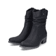 Asphaltschwarze Rieker Damen Chelsea Boots 72690-00 mit einer leichten Sohle. Schuh Innenseite