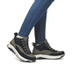 Beige Rieker Damen Schnürstiefel W0066-64 mit wasserabweisender TEX-Membran. Schuh Außenseite gespiegelt.