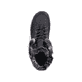
Nachtschwarze Rieker Damen Schnürstiefel L7742-00 mit Schnürung und Reißverschluss. Schuh Laufsohle