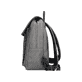 Rieker Rucksack H1649-40 in Grau mit Dreiecks-Musterung, mattem Finish und Handyfach. Linksseitig.